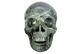 Realistic, Shimmering Labradorite Skull - Madagascar #382025-1